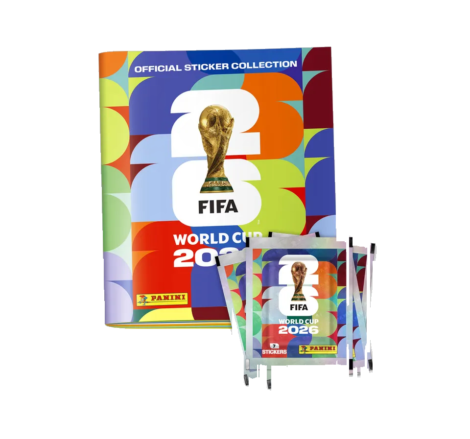 Combo Álbum Tapa Blanda más 50 sobres FIFA 2026